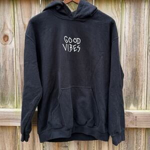 Black “Good Vibes” Hoodie